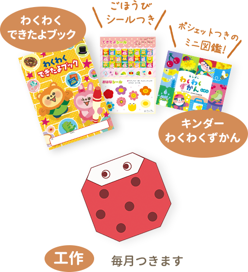 できた！わかった！みつけた！の体験を重ねて自信がつきます。