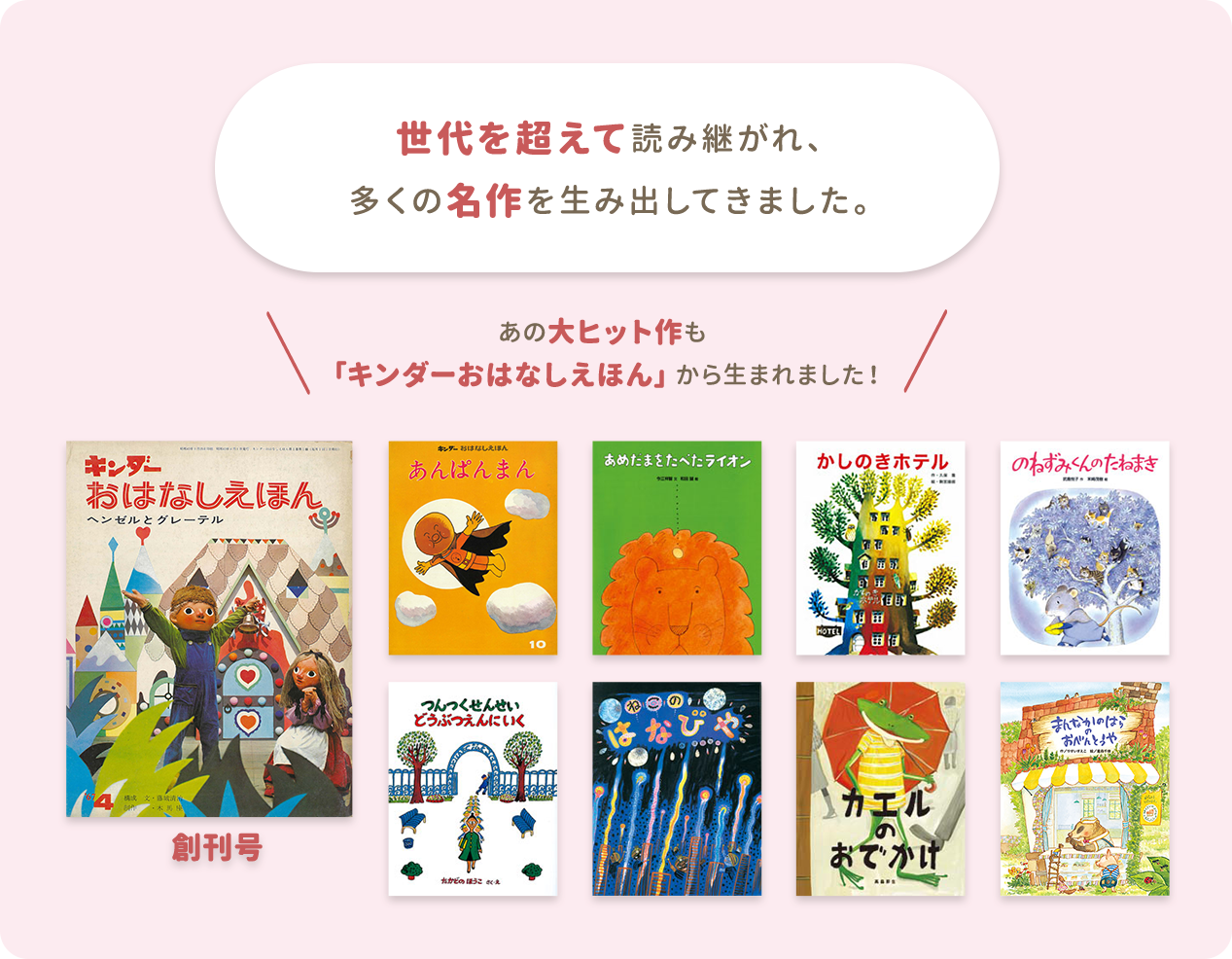 世代を超えて読み継がれ、多くの名作を生み出してきました。