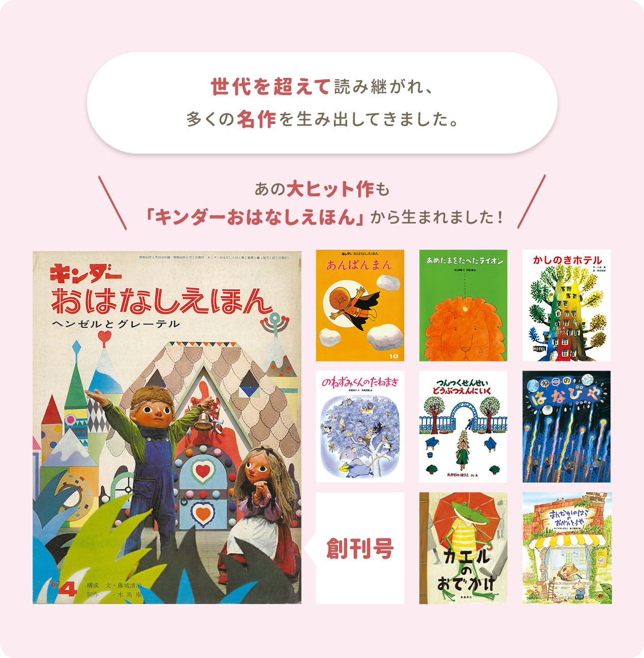 世代を超えて読み継がれ、多くの名作を生み出してきました。