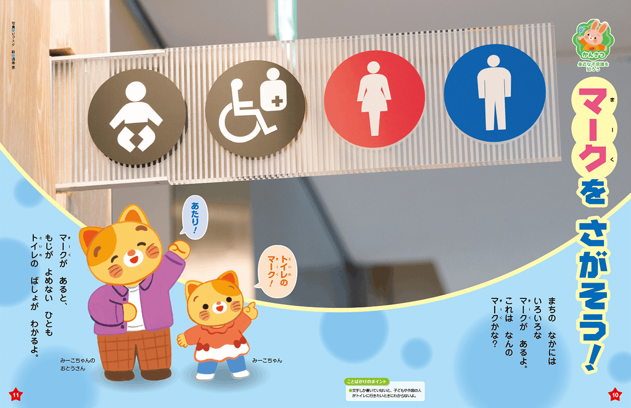 公共のマークについて伝えます